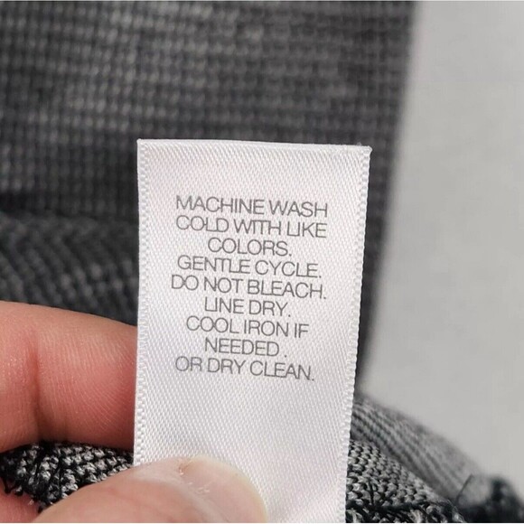 J Jill Dress Womens Small Black Ponte Knit 3/4 Sleeve Shift Knee Length - Picture 5 of 9